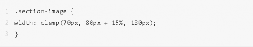 Clamp()、Max() 和 Min() CSS 函數的用例2